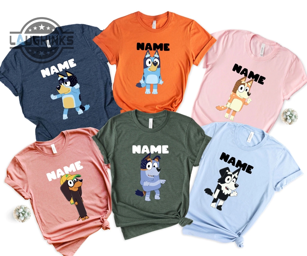 Bluey Family T-shirt / Bluey party / Bluey kids t-shirt / bluey clothing