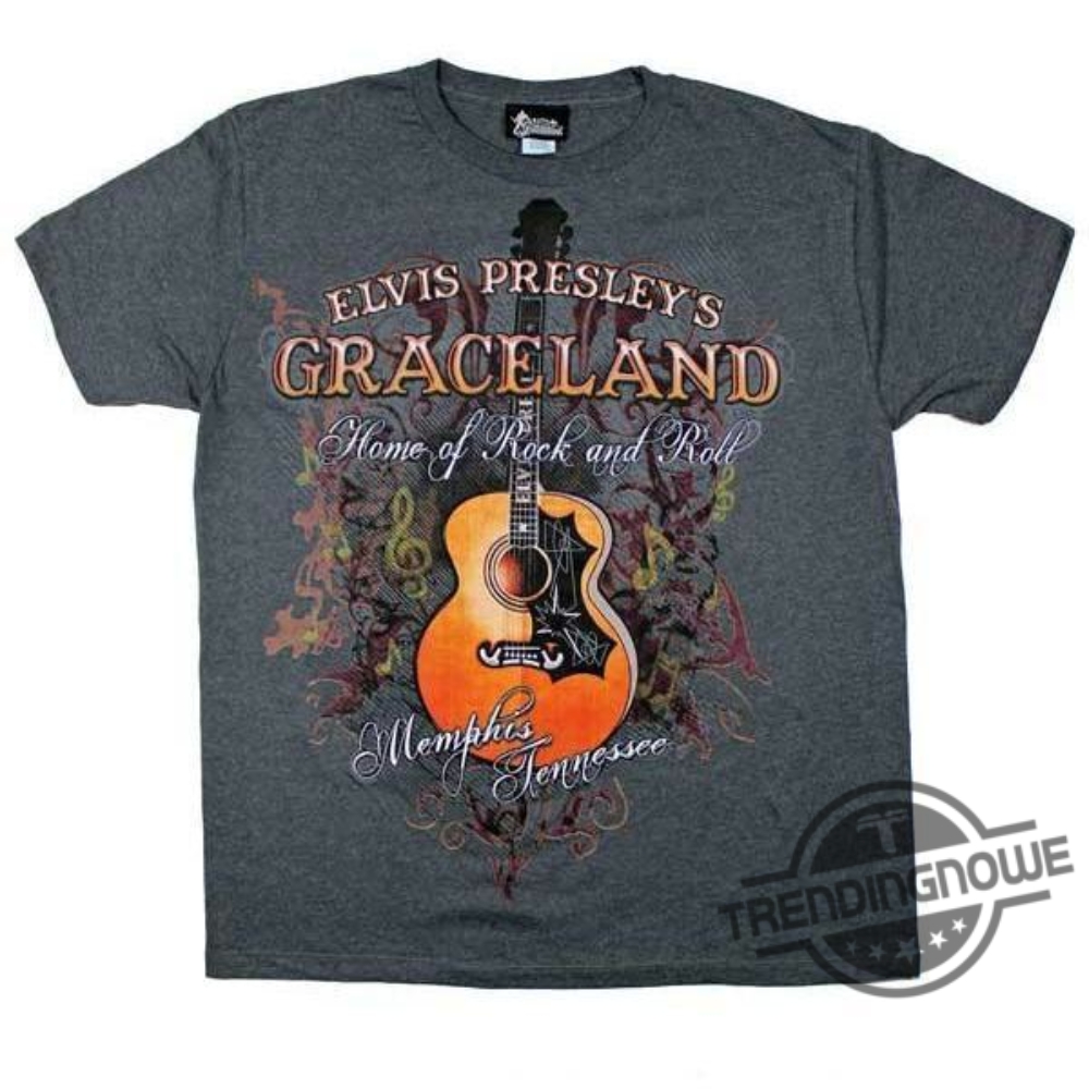 Elvis Presley Graceland Guitar Shirt