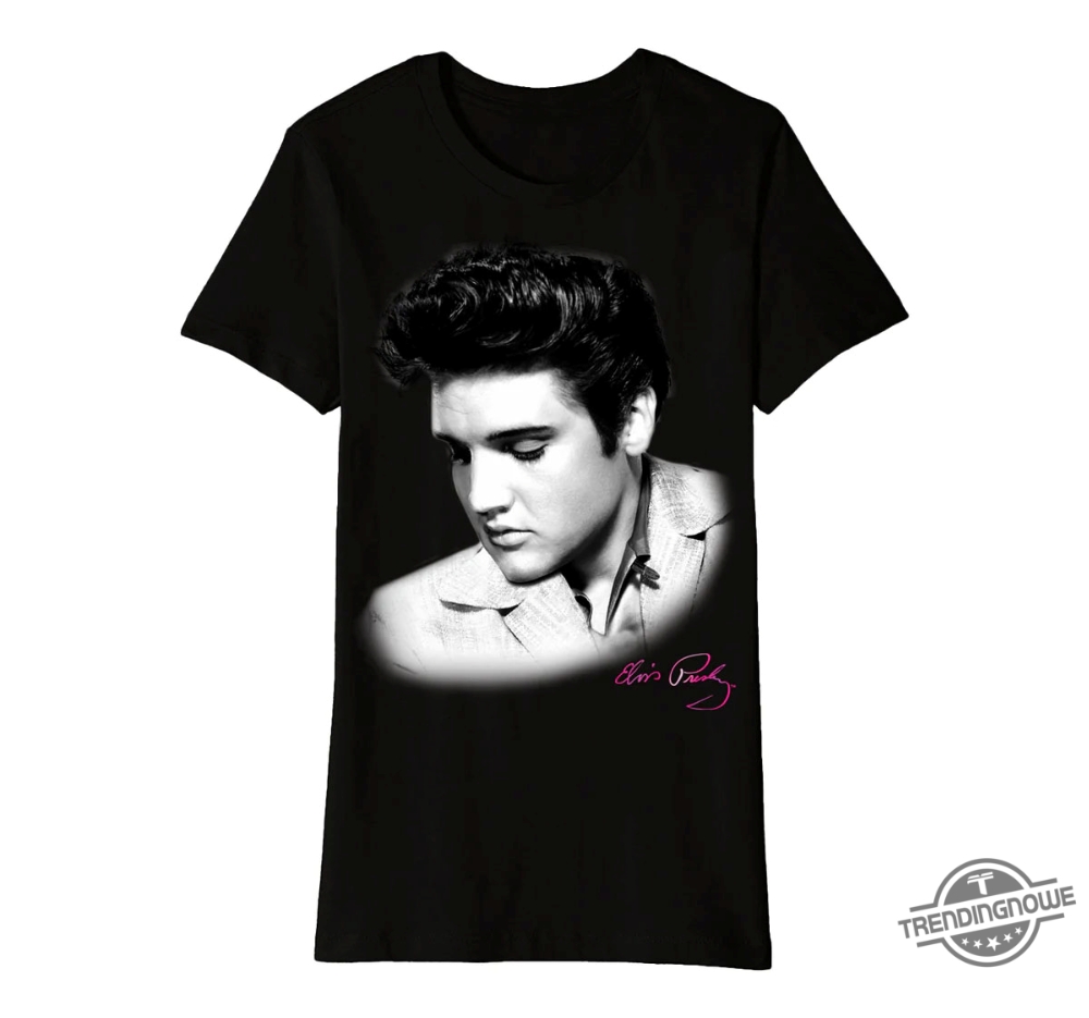 Elvis Looking Down Night Shirt