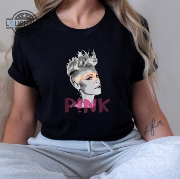 pink art shirt pnk summer carnival 2023 music tour 2023 pink summer concert shirt laughinks.com 3