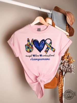 Autism Squad Accept Love Understand Custom Shirt Personalized Autism Shirt revetee.com 3