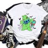 Stitch Horror Halloween T Shirt Stitch Halloween Disney Trick Or Treat Shirt revetee.com 1