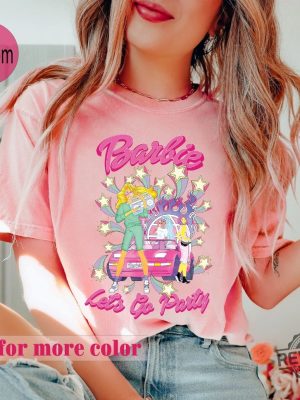 Come On Barbie Lets Go Party Shirt Barbie Vintage Doll Shirt Retro Barbie Doll Shirt revetee.com 2