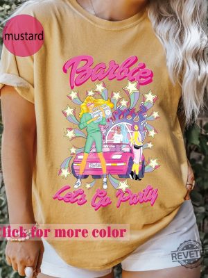 Come On Barbie Lets Go Party Shirt Barbie Vintage Doll Shirt Retro Barbie Doll Shirt revetee.com 3