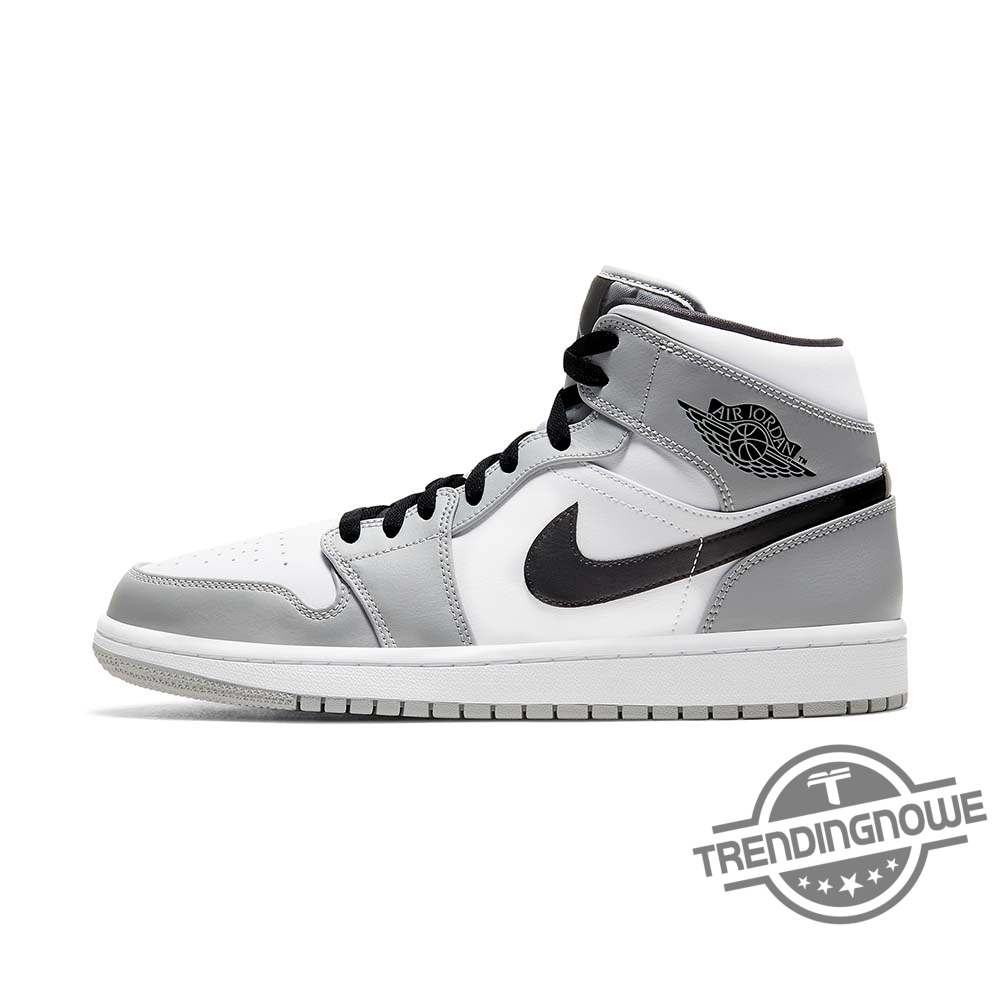 Air Jordan 1 Mid Light Smoke Grey