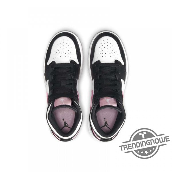 Air Jordan 1 Mid Gs White Light Arctic Pink trendingnowe.com 5