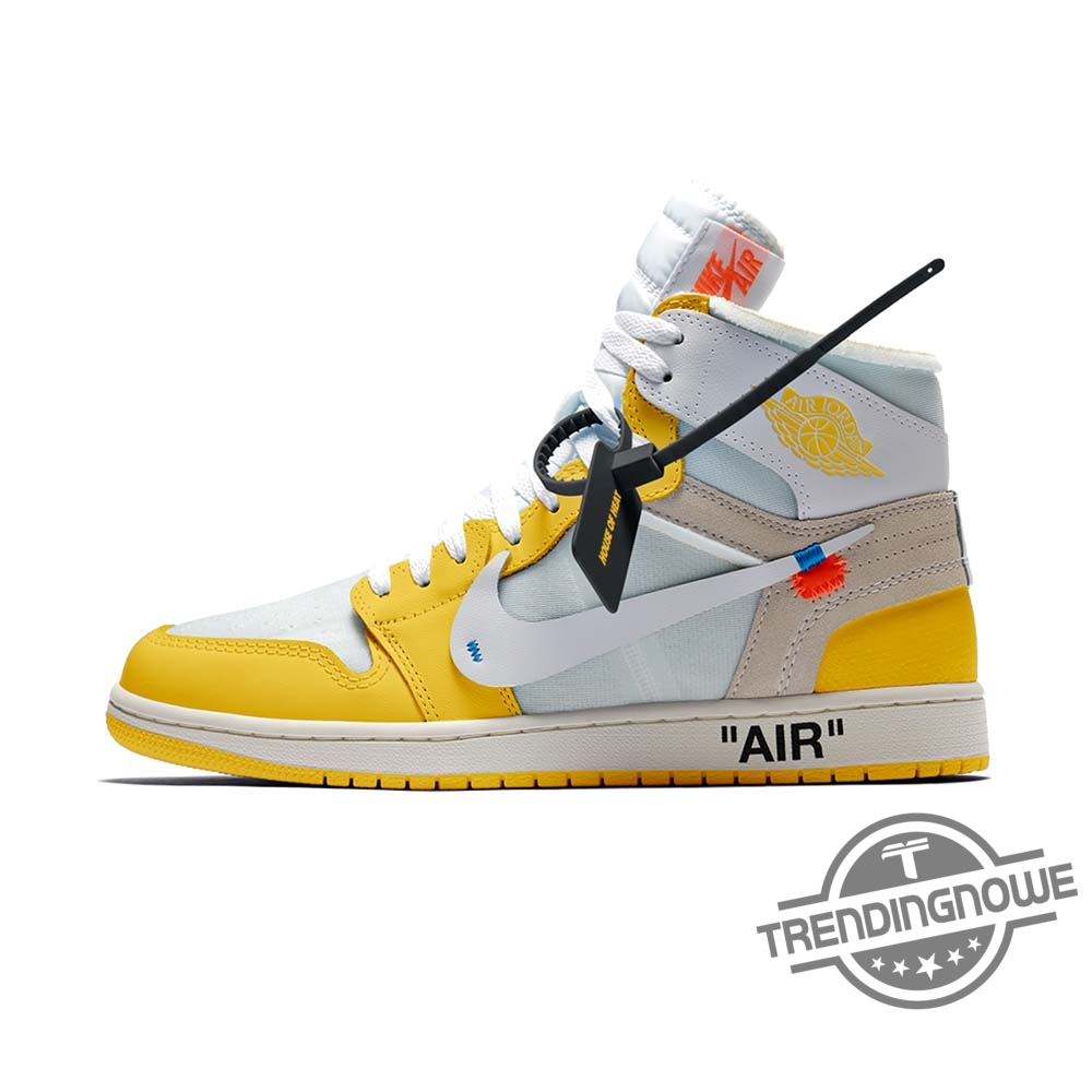 Off-White x Air Jordan 1 'Yellow Canary' 11.5