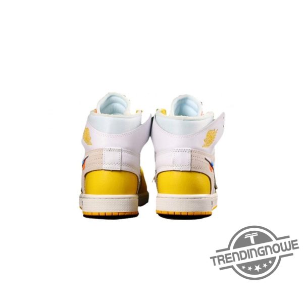 Off White X Air Jordan 1 Retro High Og Canary Yellow trendingnowe.com 4