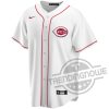 Cincinnati Reds White Home Replica Custom Jersey trendingnowe.com 2