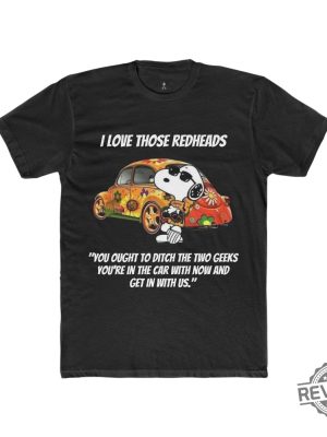 I Love Those Redheads Snoopy Shirt Funny Snoopy Gift For Mom Dad Daughter Son revetee 2 1