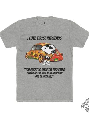 I Love Those Redheads Snoopy Shirt Funny Snoopy Gift For Mom Dad Daughter Son revetee 3 1