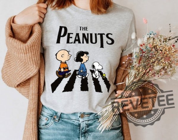 The Peanuts Snoopy the Beatles Shirt Charlie Brown Funny Snoopy Shirt For Daughter Son Mom Dad revetee 3 1