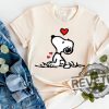 Snoopy Balloon Love Shirt For Mom Dad revetee 1