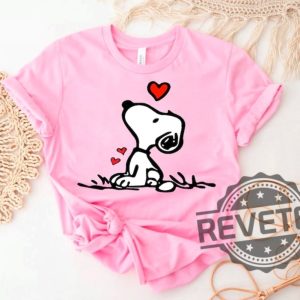 Snoopy Balloon Love Shirt For Mom Dad revetee 4