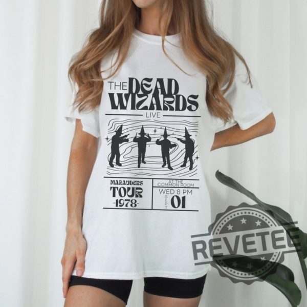 The Marauders 70s Band Dead Wizards Retro Harry Potter Shirt Universal Fan Shirt revetee 1