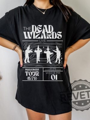 The Marauders 70s Band Dead Wizards Retro Harry Potter Shirt Universal Fan Shirt revetee 2