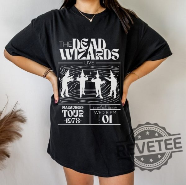 The Marauders 70s Band Dead Wizards Retro Harry Potter Shirt Universal Fan Shirt revetee 2