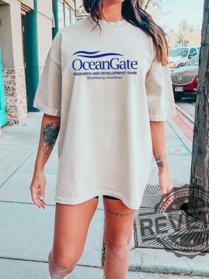 Oceangate Submarines Research And Development Team Shirt Oceangate Titanic Shirt revetee.com 3