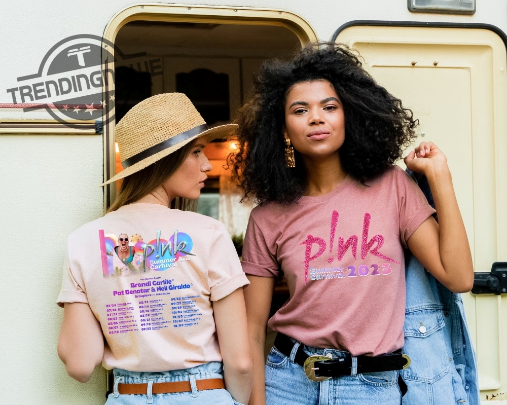 Pink Summer Carnival T Shirt Unisex Pink Tour Concert Gig 2023