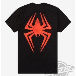 Marvel Spider Man Across The Spider Verse Miles Logo Shirt trendingnowe.com 2