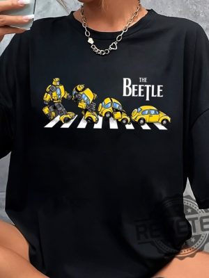 Bumblebee The Beetle Transformers Shirt The Beatle Abbey Road Shirt revetee 3