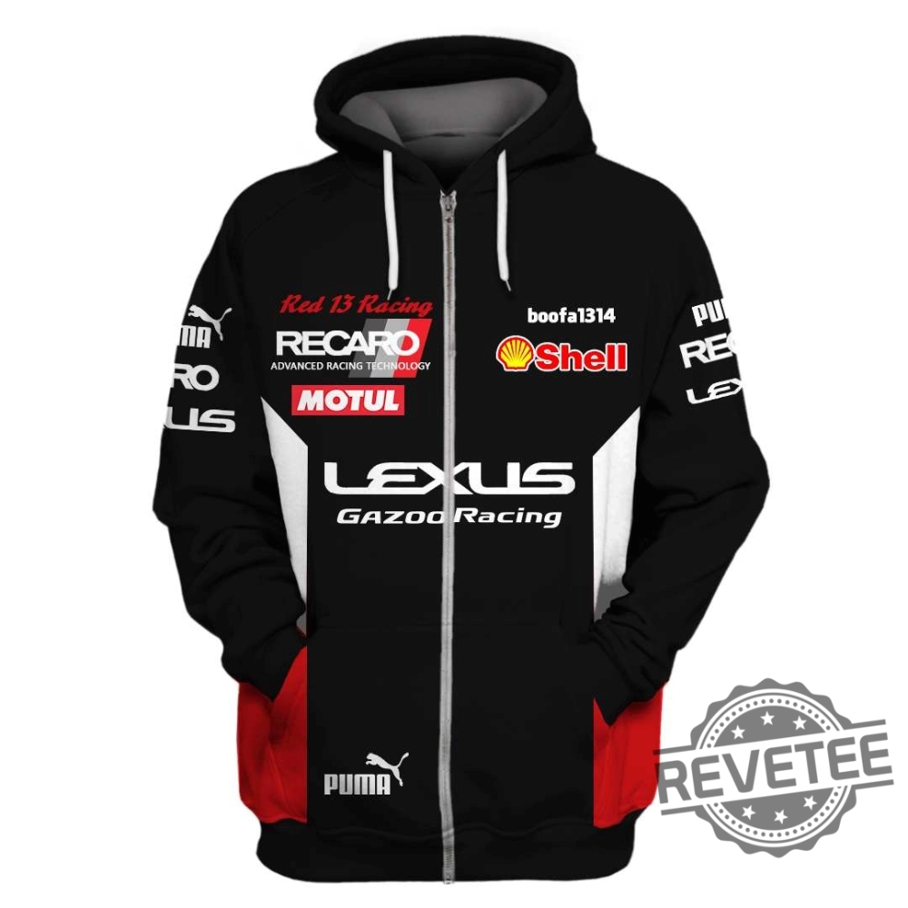 Lexus Gazoo Racing Shell Puma 3D All Over Print Hoodie Tshirt revetee.com 1