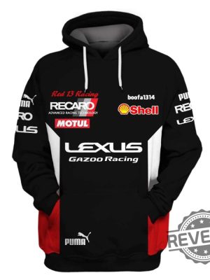 Lexus Gazoo Racing Shell Puma 3D All Over Print Hoodie Tshirt revetee.com 4