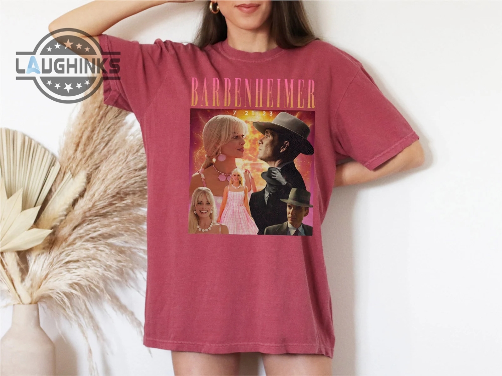 Barbenheimer 72123 Shirt Barbie Vs Oppenheimer Comfort Colors Shirt Margot Robbie T Shirt