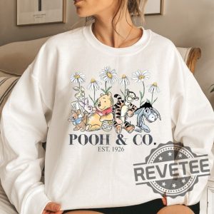 Vintage Disney Floral Pooh And Co Est 1926 Shirt Retro Disney Pooh Bear Shirt revetee.com 4