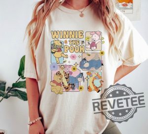 Retro Winnie The Pooh Shirt Pooh And Friends Sweatshirt Disney Pooh Bear Gift For Daughter Son revetee.com 1