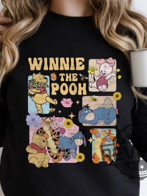 Retro Winnie The Pooh Shirt Pooh And Friends Sweatshirt Disney Pooh Bear Gift For Daughter Son revetee.com 2