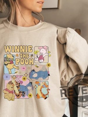 Retro Winnie The Pooh Shirt Pooh And Friends Sweatshirt Disney Pooh Bear Gift For Daughter Son revetee.com 3