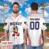 Disney Mickey Personalized 3D All Over Baseball Hockey Jersey Shirt giftyzy.com 2