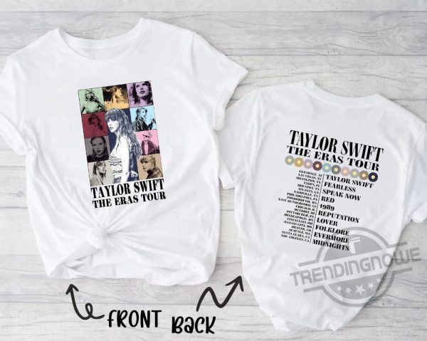 Taylor Swift The Eras Tour Shirt Swiftie Merch T Shirt trendingnowe.com 1