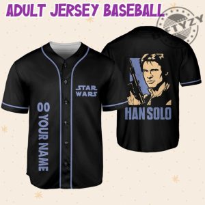 Star Wars Han Solo Custom Personalized 3D All Over Print Baseball Hockey Jersey giftyzy.com 6