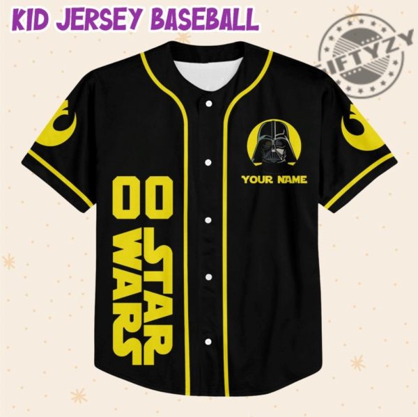 Star War Mickey Donald Custom Name Personalized 3D All Over Print Baseball Hockey Jersey giftyzy.com 2