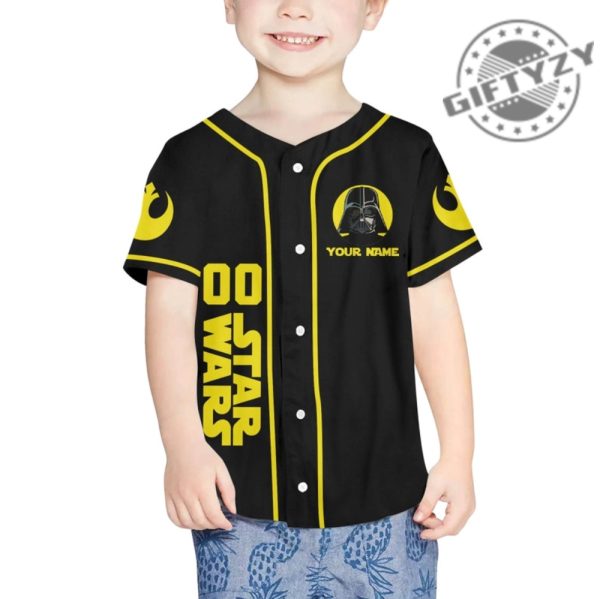 Star War Mickey Donald Custom Name Personalized 3D All Over Print Baseball Hockey Jersey giftyzy.com 4