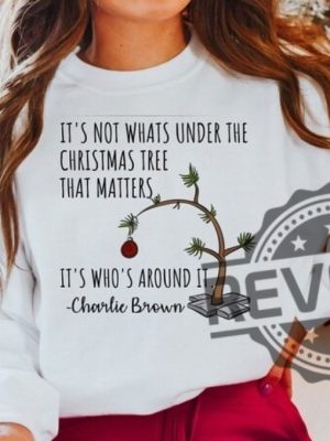 Its Not Whats Under The Christmas Tree Snoopy Shirt Peanuts Charlie Brown Shirt revetee 3 3