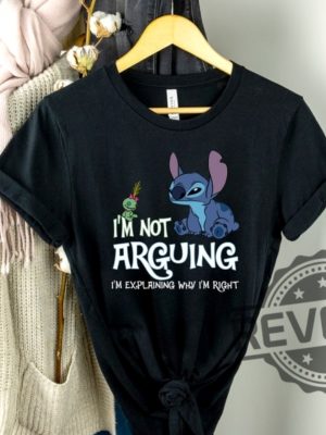 Stitch Im Not Arguing Shirts Disney Shirt For Daughter For Son revetee.com 2 1