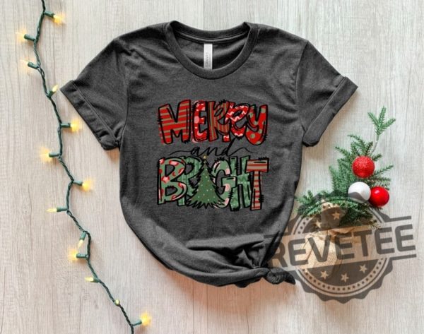 Christmas Mery And Bright Sweatshirt Gift For Women Gift For Men revetee.com 3