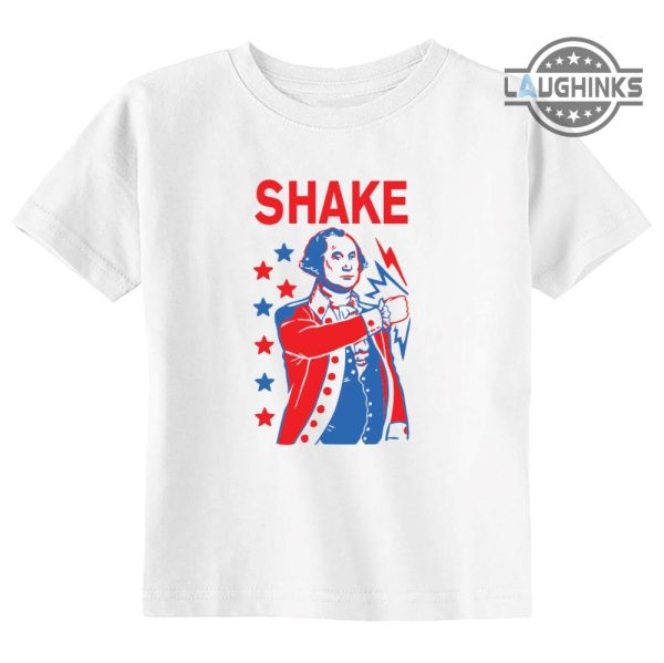 shake and bake matching funny 4th of july shirts for kids adults shake bake presidents graphic t shirt laughinks.com 2