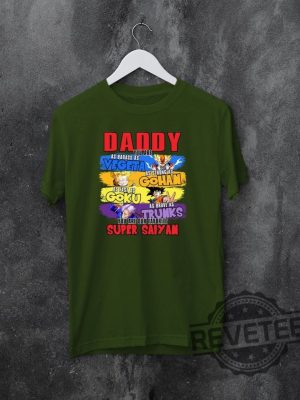 Daddy You Are My Favorite Super Shirt Goku Vegeta Fathers Day Gift For Dad revetee.com 3