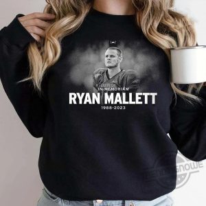 Ryan Mallett Shirt Rip Ryan Mallett Shirt Ryan Mallett 1988 2023 Shirt Ryan Mallett Memorial T shirt trendingnowe.com 2