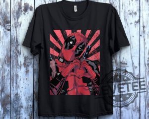 Marvel Deadpool Closed Hand Heart Shirt Gift For Men Women Hoodie Sweatshirt Mug revetee.com 1