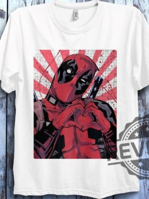 Marvel Deadpool Closed Hand Heart Shirt Gift For Men Women Hoodie Sweatshirt Mug revetee.com 2