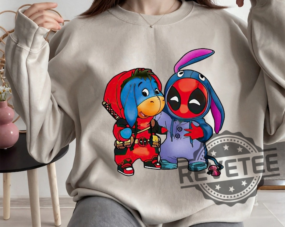 Disney Eeyore And Deadpool Best Friends Costume Shirt Winnie The Pooh Shirt