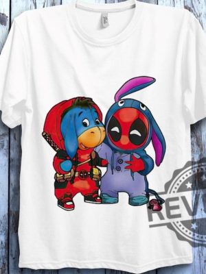 Disney Eeyore And Deadpool Best Friends Costume Shirt Winnie The Pooh Shirt revetee.com 2