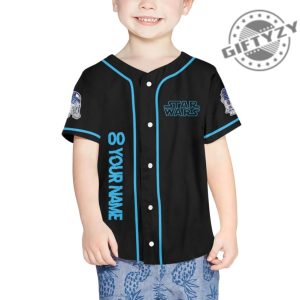 Star Wars R2d2 Blue Custom Personalized 3D All Over Print Baseball Hockey Basketball Jersey giftyzy.com 4