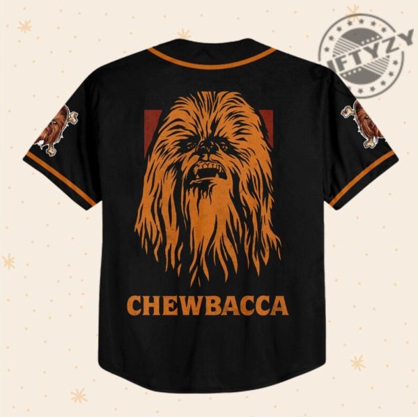 Star Wars Chewbacca Custom Personalized 3D All Over Print Baseball Hockey Basketball Jersey giftyzy.com 4