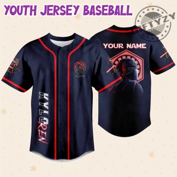 Star Wars Kylo Ren Custom Personalized 3D All Over Print Baseball Hockey Basketball Jersey giftyzy.com 5